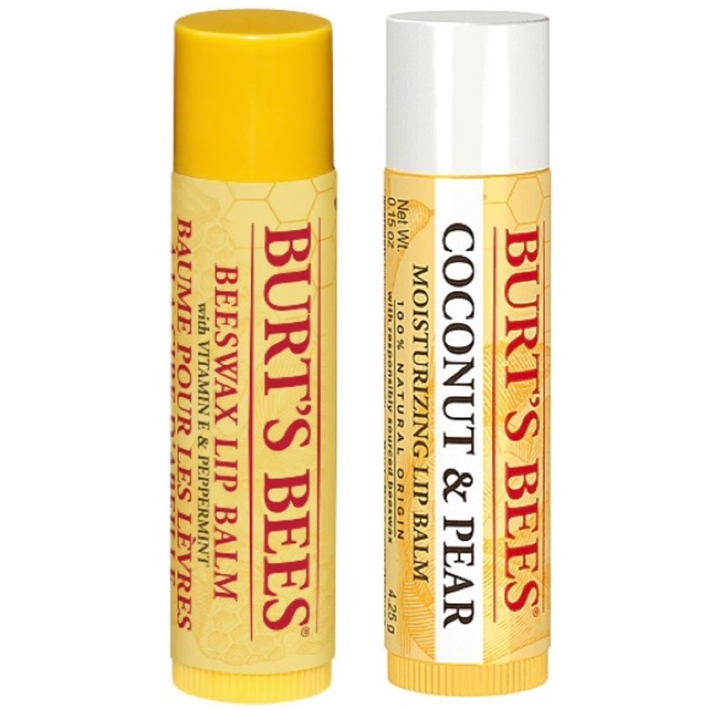 Burt’s Bees Lipbalm Duo- Original and Coconut & Pear